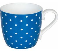 Könitz Little Dots Turquoise Becher, Tasse, Kaffeetasse, Bone China, Blau, 400 ml, 11 2 057 2343