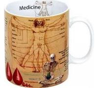 Könitz Medicine Wissensbecher Englisch, Becher, Tasse, Kaffeetasse, Porzellan, 460 ml, 11 1 330 1909
