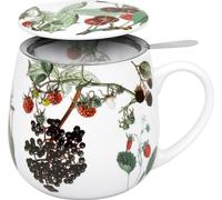 Könitz Mug avec passoire et couvercle 420 ml My favourite tea Fruits / Tasse à thé