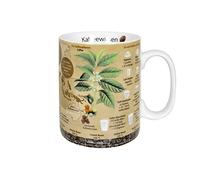 Könitz Mug de savoir Savoir café, mug, tasse, tasse à café, porcelaine 490 ml
