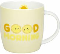 Könitz Mug Good Morning, Tasse, New Bone China, jaune, 400 ml, 11 7 275 2948