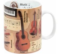 Könitz Music Wissensbecher Englisch, Becher, Tasse, Kaffeetasse, Porzellan, 460 ml, 11 1330 2030