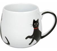 Könitz My Lovely Cats Red Necklace Kuschelbecher, Becher, Tasse, Porzellan, Katze mit Halsband, 420 ml, 11 1 143 2260