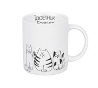 Könitz Porzellan 11 1 002 2075, Set, 0.33 l, Noir, Blanc, Porcelaine, Universel, 1 pc.