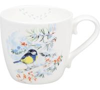 Könitz Porzellan GmbH Könitz Winter Animals Tasse en porcelaine de Chine Bone China, motif oiseau, 450 ml, design Victoria Lowe, 1120572781