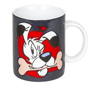 Könitz Tasse à café en porcelaine Motif chien Astérix Idefix 11,5 x 8,2 x 9,4 cm