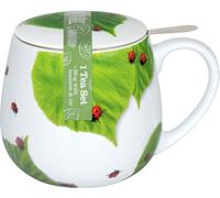 Könitz Tasse Coccinelle Sur Feuilles à Thé Avec Tamis Et Couvercle 0,42 L Porz