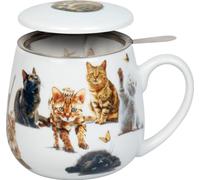 Könitz Tea for you Tasse en porcelaine motif pattes de chat pour thé et café