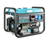 Könner&Söhnen KS 10000E Générateur essence 18 CV, démarrage électrique | groupe électrogène 4 temps essence cuivre, régulateur de tension automatique, écran, 1x16A, 1x32A (230V), pro, alimentation