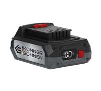 Könner&Söhnen KS 20V2-1 Batterie Li-ION 20 V, 2 Ah | Élément Li-Ion rechargeable, tension nominale 20 V, capacité 2 Ah, poids net 0,47 kg, pack 20V 2Ah