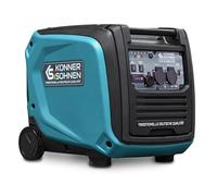 Könner & Söhnen KS 4000iE S ATS Inverter-Generator 4000 W, stromerzeuger mit eingebautes ATS-System,notstromaggregat mit Schallgedämmtes Gehäuse,stromgenerator mit LED-Anzeige,Kupferwicklungen,EURO 5
