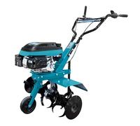 Könner & Söhnen KS 4HP-70 Motobineuse à Essence avec entraînement par Courroie, motoculteur avec Fraise Sabre forgée, Largeur de Travail ≤ 70 cm, Profondeur de Travail ≤ 27 cm, Puissance du Moteur 4
