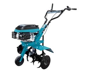 Könner & Söhnen KS 4HP-70 Motobineuse à Essence avec entraînement par Courroie, motoculteur avec Fraise Sabre forgée, Largeur de Travail ≤ 70 cm, Profondeur de Travail ≤ 27 cm, Puissance du Moteur 4