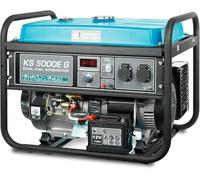 Groupe électrogène à essence-gaz KS 5000E G Könner & Söhnen puissance max/nom: 4500W/4000W démarrage manuel/électrique AVR