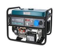Groupe électrogène gaz-essence KS 7000E G,generateur de courant puissance maximale 5500 W, 230V moteur EURO-V, power station avec AVR, generateur electrique essence, enroulement 100% cuivre.