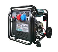 Könner&Söhnen KS 8100iE 1/3 ATSR Générateur inverter 8500 W, essence | groupe électrogène pour monophasé (230V) et triphasé (400V),appareil avec raccordement ATS,alimentation de secours maison