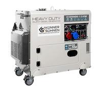 Groupe électrogène diesel ""Könner & Söhnen"" 230/400 V 7.5 kW / 6.0 kW KS 9200DE-1/3 ATSR
