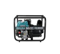 Könner & Söhnen motopompe à essence pour liquides agressifs KS 80CW, hauteur de relevage des liquides 26 m, profondeur d'aspiration 7 m, 7,0 CV, convient aux liquides chimiques et eau de mer