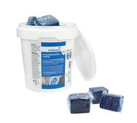 kör4u Cubes pour réservoir d’eau - 10 pastilles WC bleues, fraîches, nettoyage auto-activé contre le calcaire et les dépôts, écologiques et biodégradables