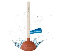 kör4u Déboucheur à Ventouse pour Les canalisations de Salle de Bain, Cuisine, Douche et Toilettes - Haute qualité, Fonctionnel, Pratique 140 mm conviennent Parfaitement pour Les Toilettes