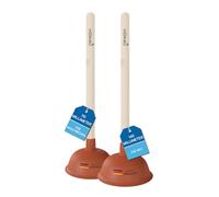 kör4u Lot de 2 ventouses de 110 et 140 mm, idéales pour les toilettes, la salle de bain, la cuisine, la douche et le lavabo, forte puissance d'aspiration