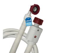 kör4u Tuyau de machine à laver avec soupape de sécurité 3/4" - 300 cm, pression de travail max. 20 bar pour une connexion sûre aux machines à laver, protection anti-retour