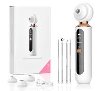 Koeutoze Aspirateur Point Noir Extracteur Points Noirs Aspirateur de pores avec loupe et lampe LED Blackhead Removal 3 Sondes et 3 Modes Rechargeable Visage Tire Comedon Anti Point Noir Nez Nettoyage