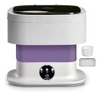 Koeutoze Mini Machine à Laver 10L avec Panier d’Essorage Amovible, Pliable et Compacte - 3 Modes Tactiles, Sans Raccordement d’Eau, Machine à Laver Camping, Appartement, Voyage, Dortoir