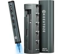 Koeutoze Mini Tournevis Électrique, 78 en 1 Tournevis Électrique Sans Fil 72 Embouts Magnétiques - 5 Niveaux 0,1-0,5 N.m, Kit Tournevis avec 4 LED & Écran LED pour DIY, Téléphone, Montre, Caméra