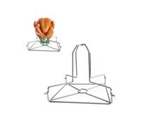 Kofebe Support pliable pour canette de bière, poulet à la bière pour grill, grille à rôtir de poulet en acier inoxydable pour barbecue et dinde