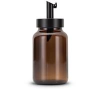 Koffs Design Sucrier avec doseur en acier inoxydable - Saupoudreur imprimable individuellement pour sucre, graines, céréales - Pot à sucre moderne en verre avec protection UV - 200 ml - Vide