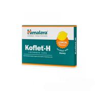 Himalaya Herbals Koflet-H Lozenges Lemon Flavor Fortified with Honey, Ginger and Essential Oils, Cough Drop for Warming Relief and Soothing Throat Comfort, Herbal Active Formula - 12 Lozenges