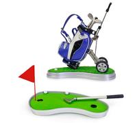 Kofull Cadeaux de Golf Gadgets de Mini Clubs de Golf Porte-Stylo de Golf avec 3 stylos de Club de Golf