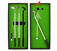 Kofull Cadeaux de Golf Stylo Golf Cadeau de Noël Golf Gadgets de Mini Clubs de Golf en Métal Souvenir d'un Parcours de Golf Stylos de Bureau Fantaisie(Green)