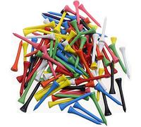 Kofull Lot de 100 Tees de Golf Professionnels en Bois - 54 mm, Mixte