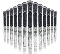 Kofull Lot de 13 Grips Golf Midsize Grip de Club de Golf Golf Grips Midsize lot Grip Golf Grippe de Golf Gris