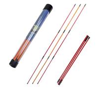 KOFULL Lot de 3 bâtons d'alignement de golf pliables, 122 cm, aide à l'entraînement pour viser et putter, couleurs mélangées