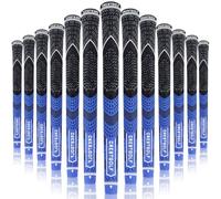 Kofull Neuf Grip Golf Grip De Golf Carbone Fil Cordon Fers de Golf Grips Taille Standard Clubs de Golf Grips-13pcs (Noir foncé)