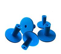 Kofull Supports de Tees de Golf en Caoutchouc pour Entraînement et Conduite Couleurs mélangées Lot de 5(Bleu)