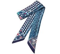 Kofun Ruban Satin, Dames Filles Rétro Sweet Satin Hairband Sac À Main Poignée Ruban Écharpe Bandeaus 2