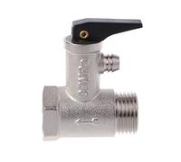 KOFUN Soupape de surcharge, laiton G1/2" Dn15 0.7Mpa Valve de sécurité de sécurité de pression pour chauffe-eau électrique