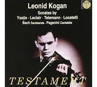 Kogan, Leonid - Ysaÿe / Leclair / Telamann / Locatelli - Sonates pour violon