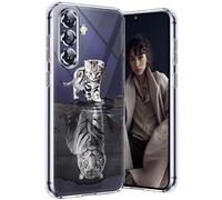 KOGENG Coque pour Samsung A16 5G Chat Silicone Paillette Antichoc Housse Anti-Rayures Protection Bumper Case Ultra Fine Souple Anti-Choc Étui pour Samsung Galaxy A16 5G Coque Mince (Tigre)