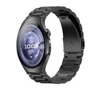 KoGiio 22mm Bracelet compatible avec Oneplus watch 2/Xiaomi Watch S3/Xiaomi Watch 2/ Watch 2 Pro/Huawei Watch GT4 46mm /3 46mm /Watch 4 Pro /4/Ultimate/Buds ,Acier Inoxydable Bracelet - Noir