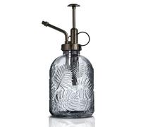 KoGiio 360ML Verre Plantes Vaporisateur D'arrosage, Une Main Darrosage Pulvérisateur Brumisateur pour Jardinage Plantes, Nettoyage, L'alcool, Rétro avec Pompe Arrosoir - Gris-Buse Bronze