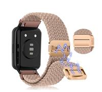 KoGiio Bracelet compatible avec Huawei Watch Fit 2, Magnétique Tressé Bracelets de Remplacement compatible avec Huawei Watch Fit 2 - Couleur thé au lait