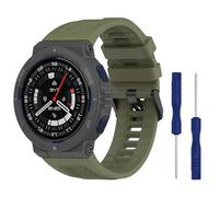 KoGiio Bracelet pour Amazfit Active Edge, Silicone Respirant Sangle Bracelet pour Amazfit Active Edge - Vert