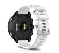 KoGiio QuickFit 22mm Bracelet pour Garmin Forerunner 955/Forerunner 945/Forerunner 935, Silicone Respirant Sangle Bracelet pour Garmin Approach S62/approach S60/instinct 2/ Instinct/Descent G1-Blanc