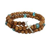 KOGMMYSEVP Bracelet chapelet religieux en perles de bois tendance 2025 haute performance, Contact us