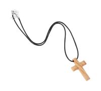 KOGMMYSEVP Collier avec pendentif sculpté à la main, bijou chrétien unisexe pour un usage quotidien et des occasions spéciales, spirituel unique pour baptême et église